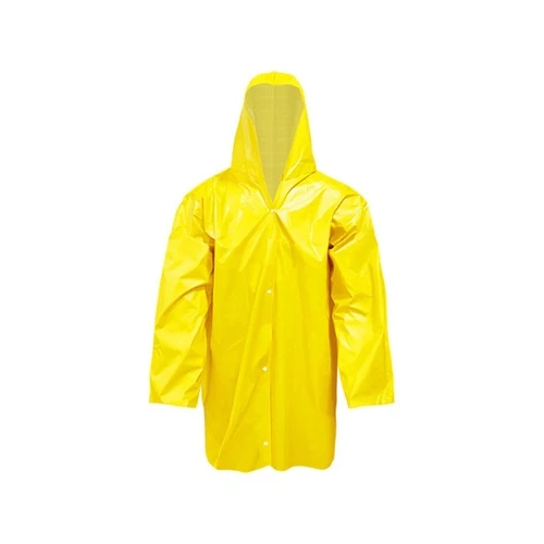 Capa De Chuva Reforçada Pvc Amarela