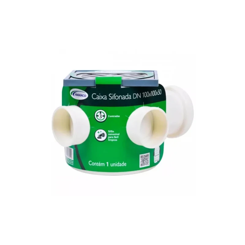 Caixa sifonada 10x10x50 amanco