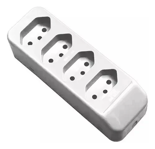 Tomada Multipla 2p+t Quadrupla 20a Cinza Fame 3211