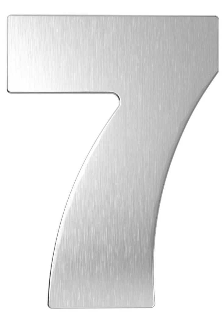 Numero Residencial Escovado