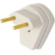 Pino plugue 2p saida lateral 10a/250v sobrepor fame 2977