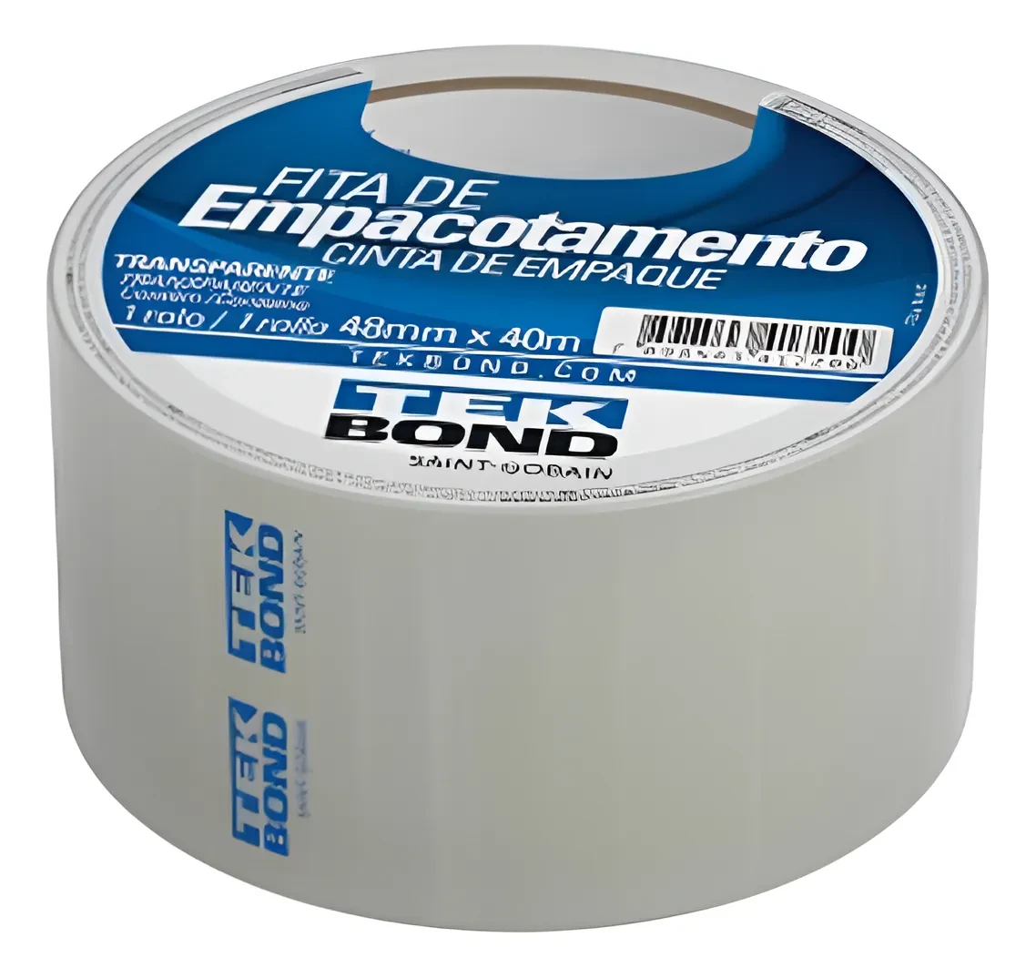 Fita Adesiva Transparente Multiuso 48x40 Tekbond