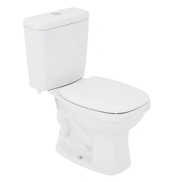 Vaso sanitário like branco com caixa acoplada e acessórios celite