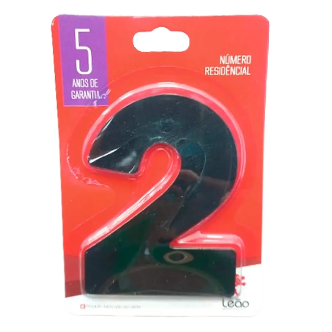 Numero Residencial Preto