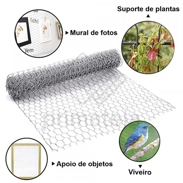 Tela Viveiro 1m De Altura No Mt