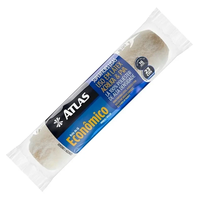 Rolo De Pintura Econômico La Sintético 23cm Atlas