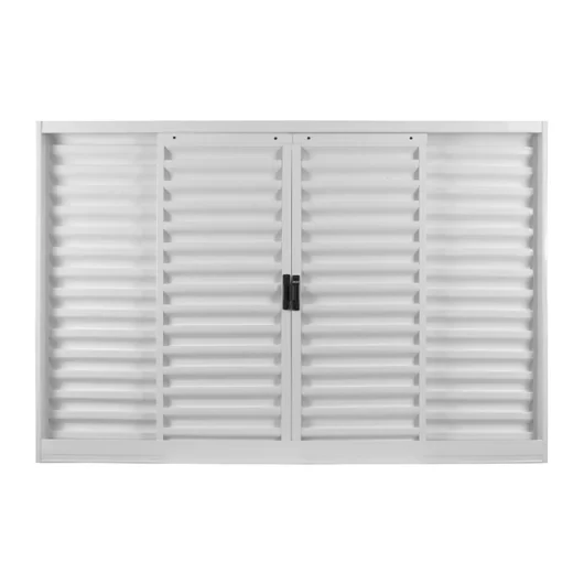 Janela soft plus veneziana 4 folhas branco 100x120cm mgm