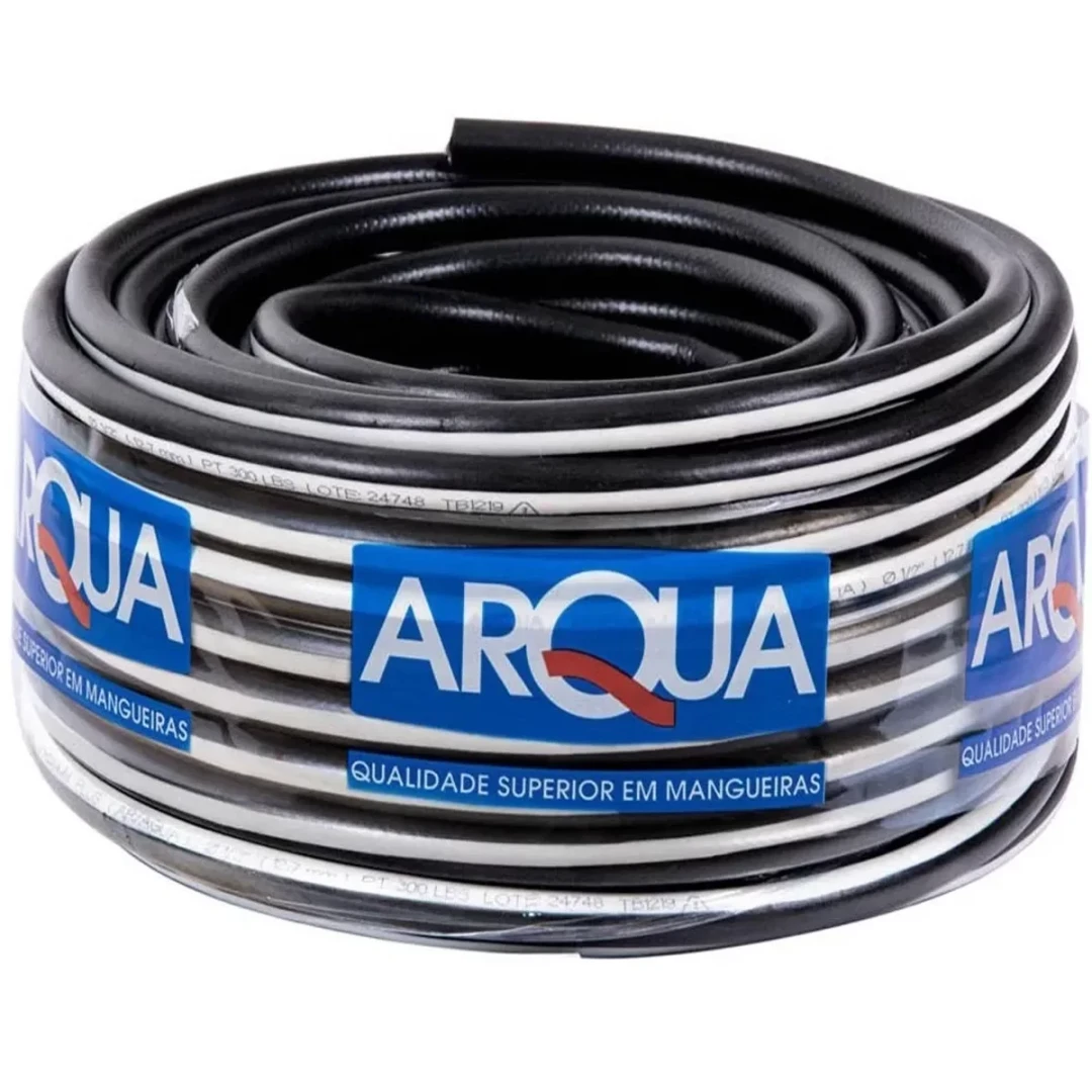 Mangueira jardim emborrachada 1/2'' pt300 Rolo 10Mts