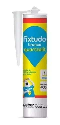 Fixtudo branco 400g quartzolit