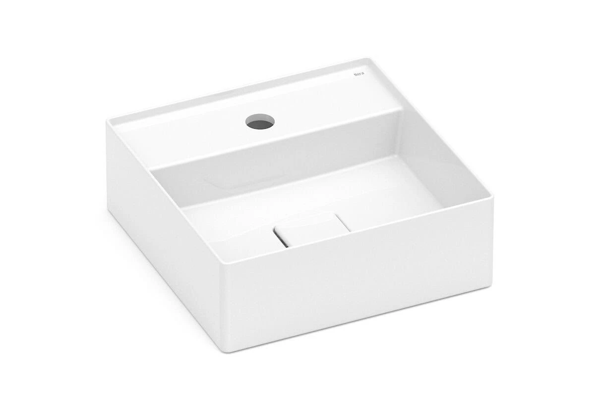 Cuba de apoio 35x35cm t8 com mesa terra roca