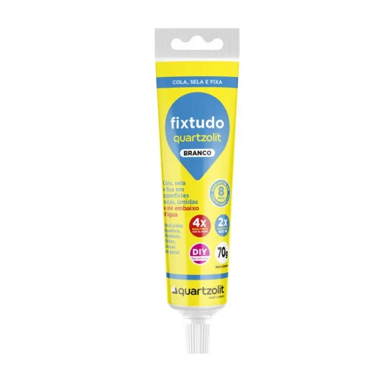 Fixtudo branco bisnaga 70g quartzolit