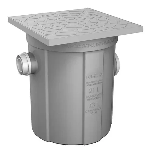 Caixa de gordura com cesto fortlev 21l