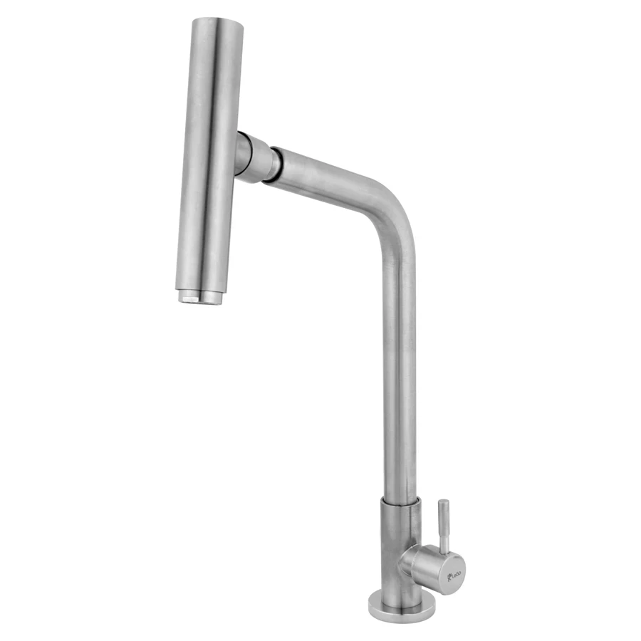 Torneira mesa cozinha bica alta inox 304 articulada 3280