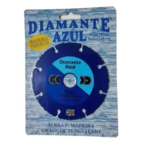 Disco diamantado premium para madeira 110mm diamante azul