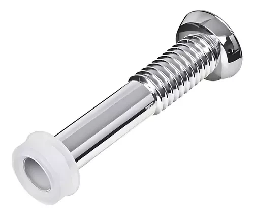 Tubo De Ligacao Ajustavel Cromado Vaso Sanitario 38x26cm Blukit