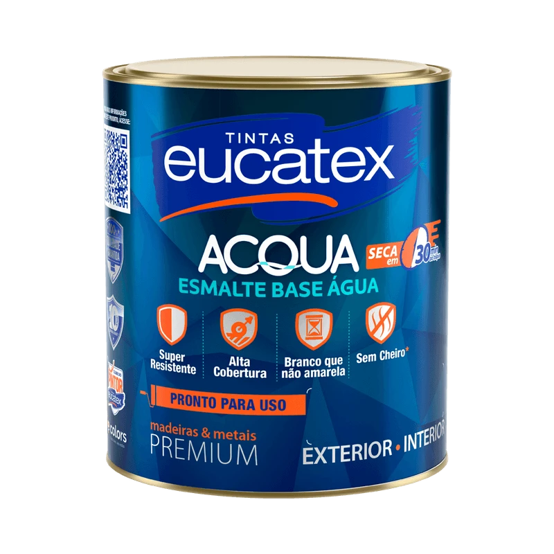 Esmalte Base Agua Acqua Eucatex 900Ml