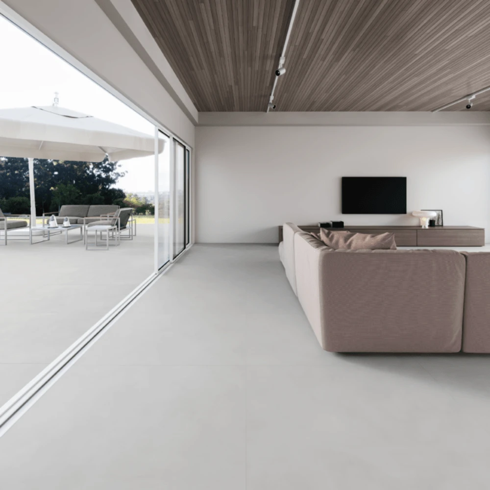 Porcelanato Dunne Gray Acetinado 90x90 Incesa Cx 2,40m2