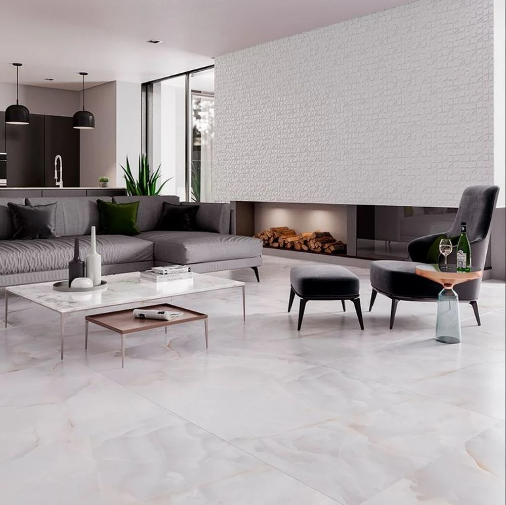 Porcelanato Onix Bianco Lux 60x120 Biancogres Cx 2,20m2