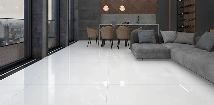 Porcelanato Mont Blanc 90x90 Polido Delta Cx 2,43m2