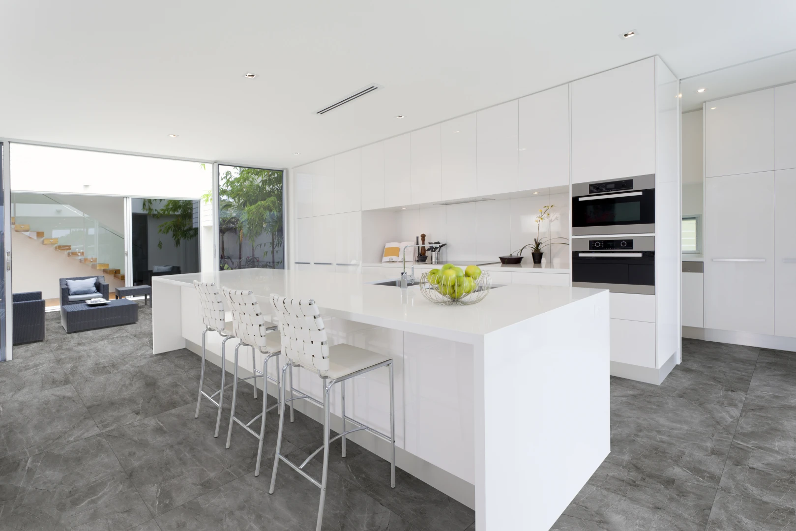 Porcelanato Pulpis Grafite 84x84 Polido Delta Cx 2,80m2