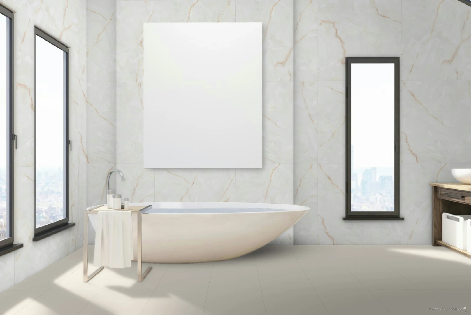 Piso Royal Onix Satiny Mag 86x86 Rt86120 Embramaco Cx 2,21m2