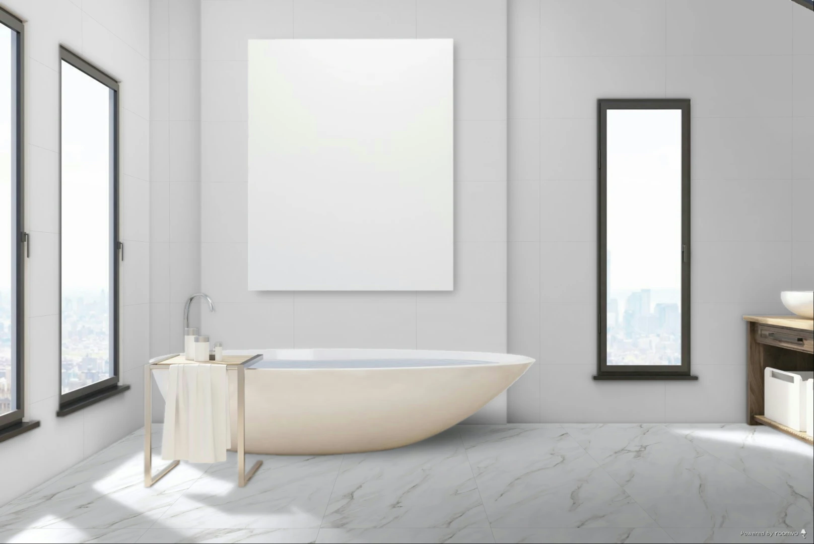 Revestimento White Polido Lux P37000 37x75 Embramaco Cx1,94m2