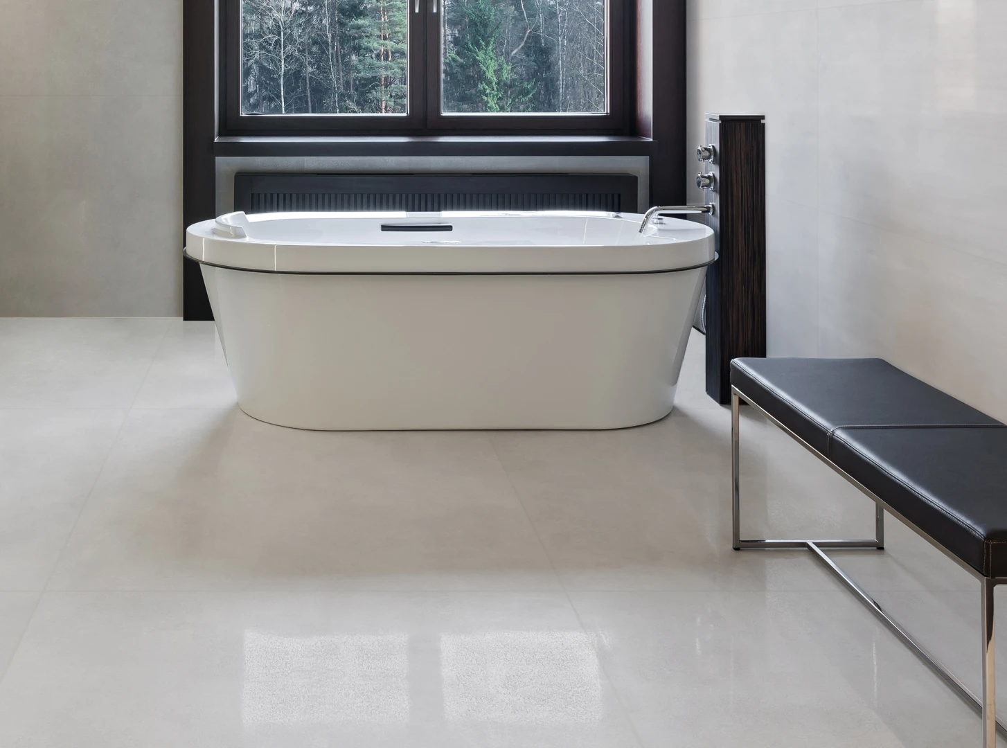 Porcelanato Barcelona Plata 84x84 Delta Esmaltado Polido Cx 2,80m2