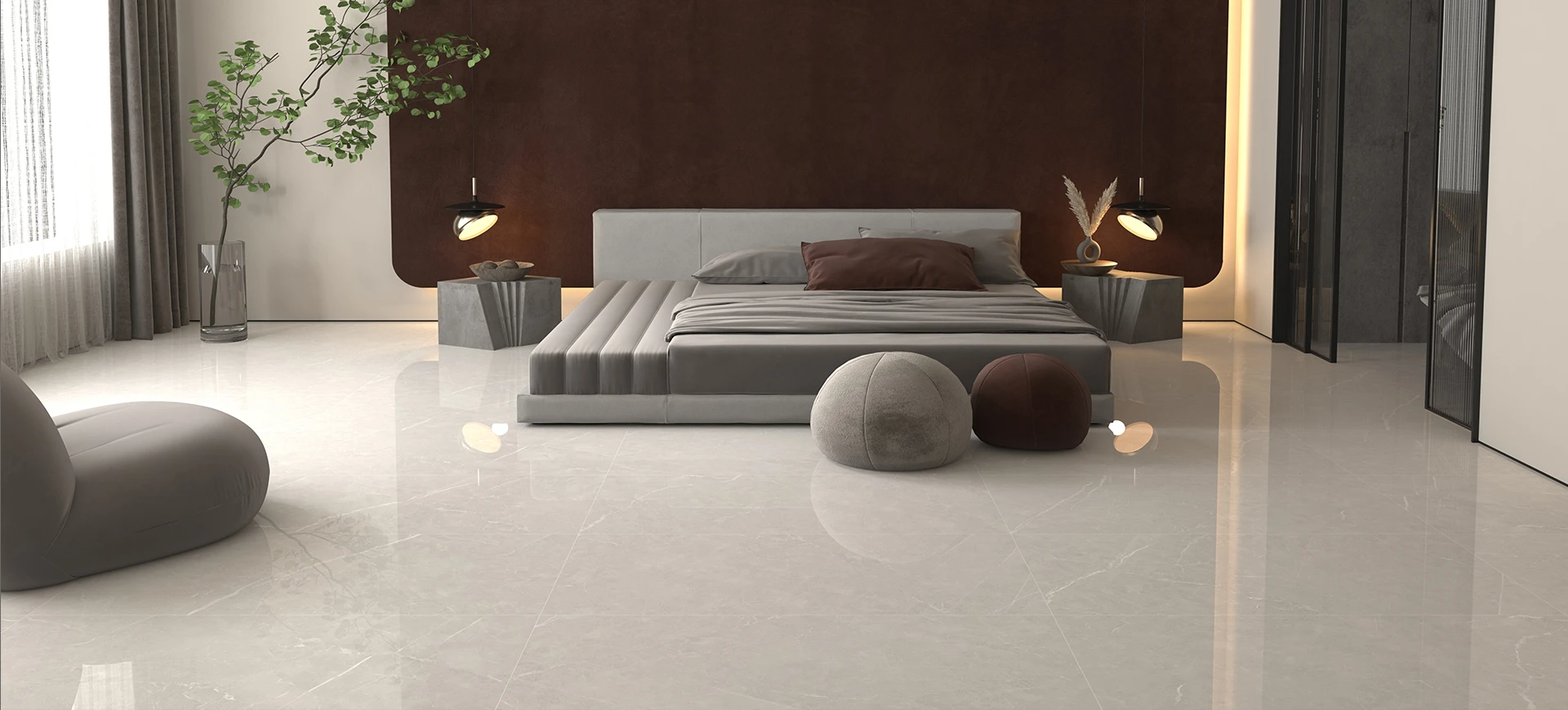 Porcelanato Venato Off White 60x120 Polido Delta Cx2,88m2