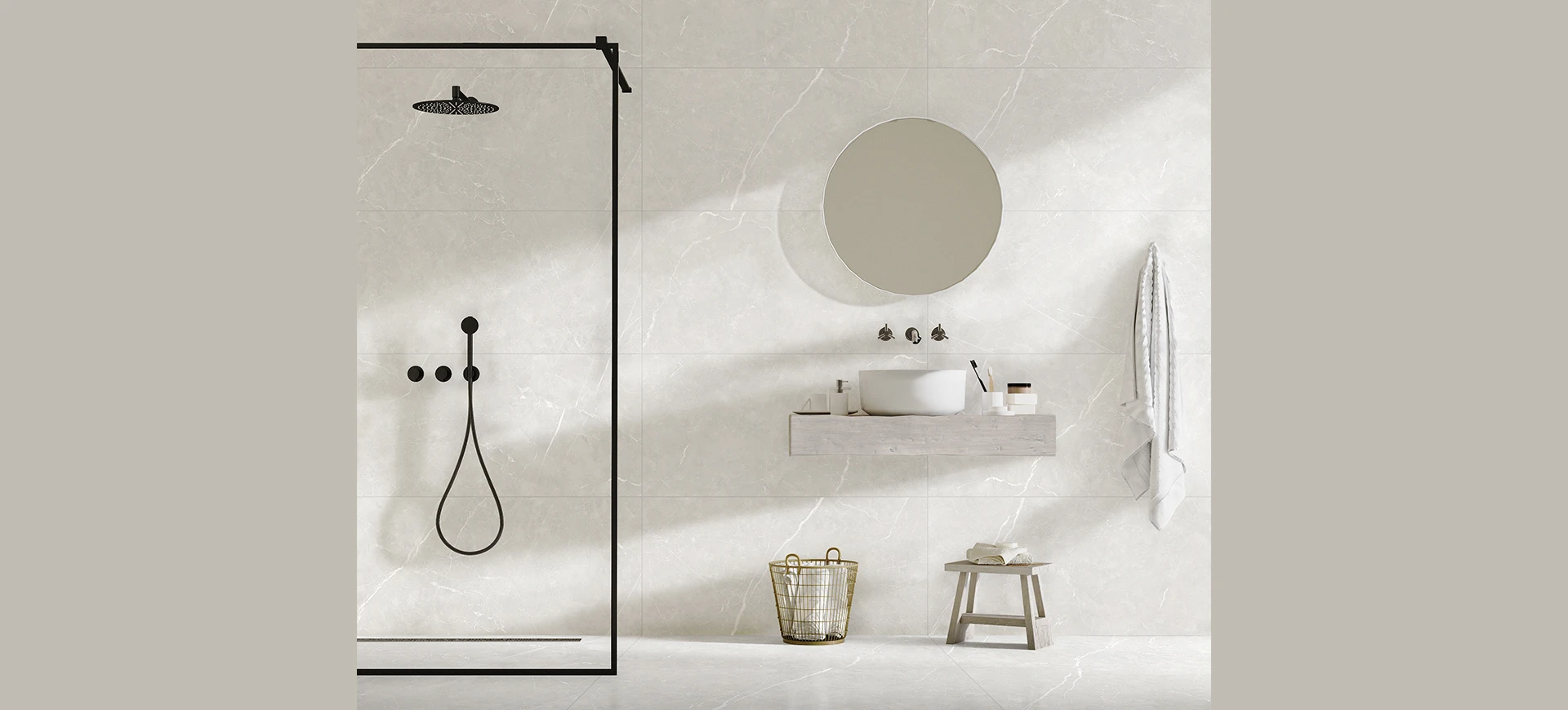 Porcelanato Venato Off White 60x120 Acetinado Delta Cx2,88m2