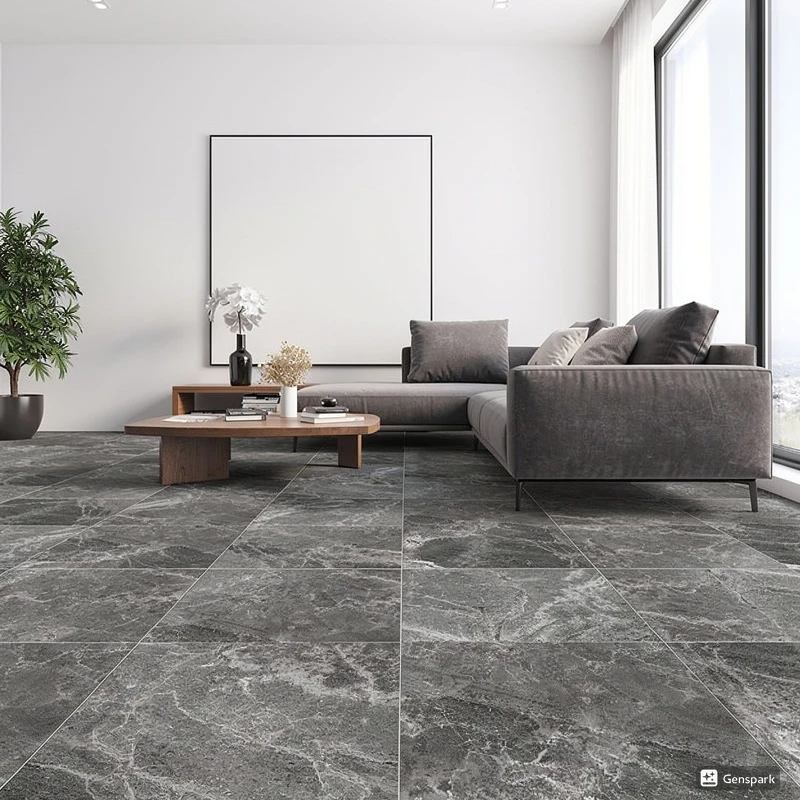 Porcelanato Luserna Carbon 90x90 Delta Externo Cx 2,43m2