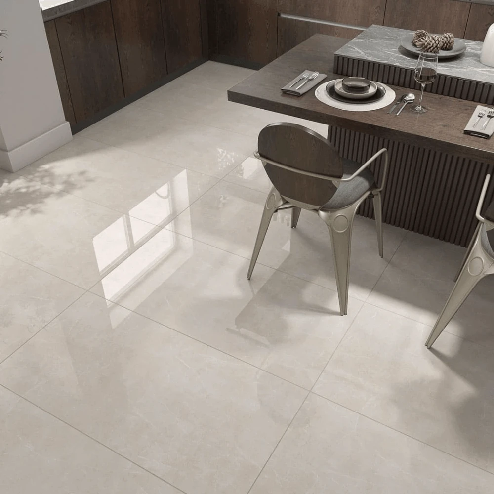 Piso Persa Bege Polido 88x88 Formigres Rt Cx2,32m2