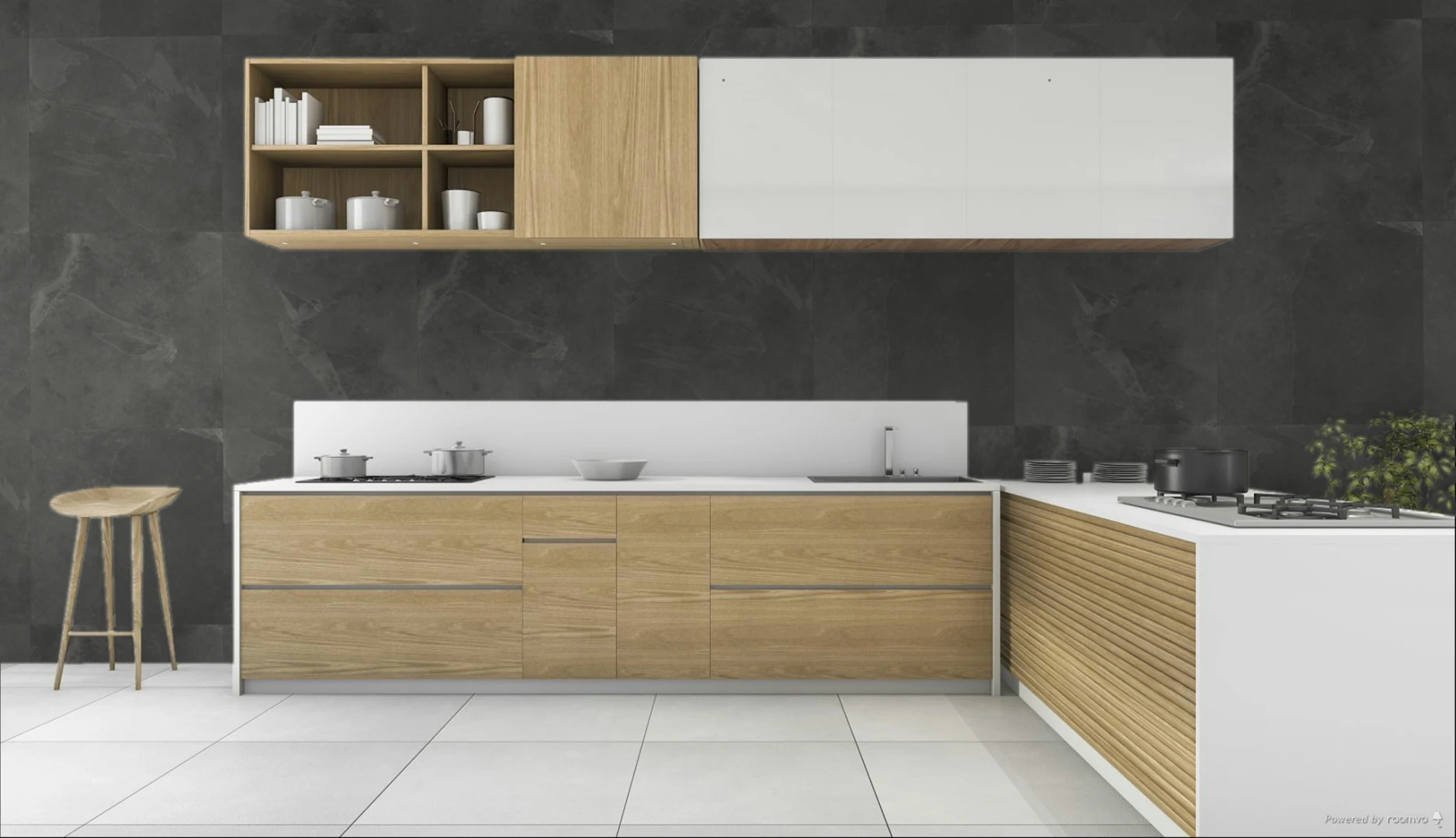 Piso Ardosia Satiny Mag 86x86 Embramaco Rt86105 Cx 2,21m2