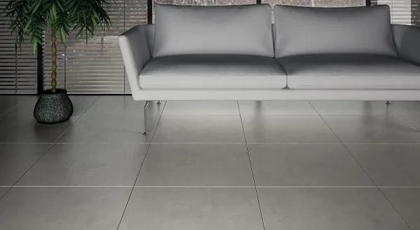 Piso Elemento Cinza Rt 90x90 Acetinado Cecafi Cx2,41m2