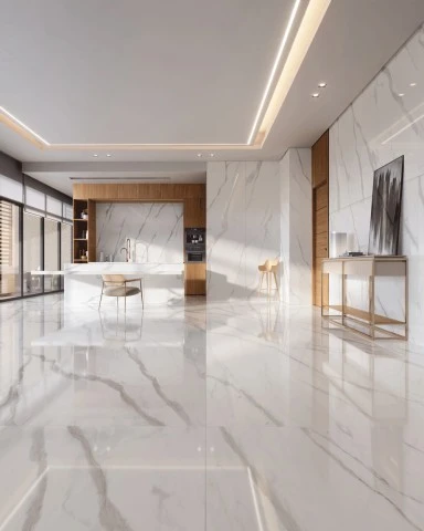 Porcelanato Calacata Altissimo Lux 90x90 Biancogres Cx 2,40m2