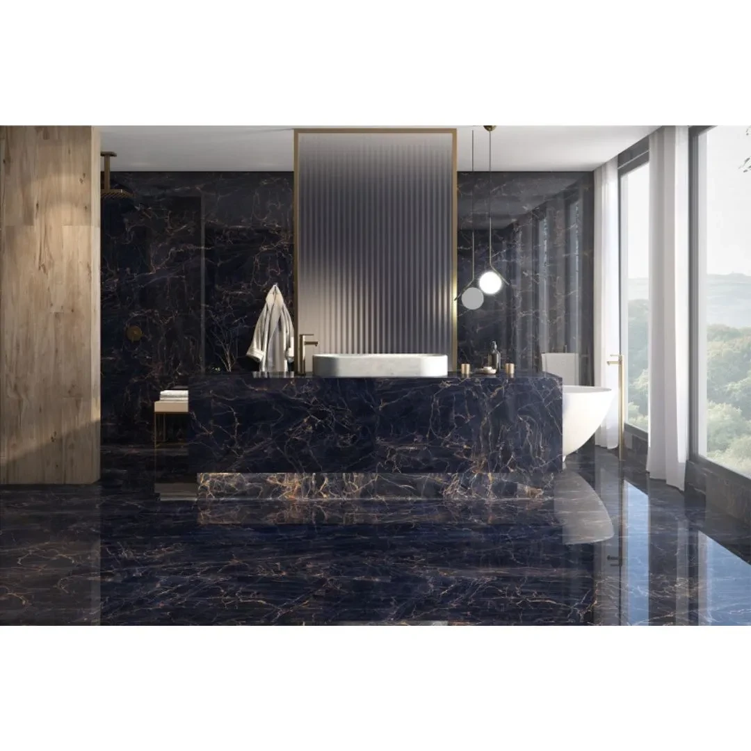 Porcelanato Hope Blue 61x120 Polido Helena Cx2,20m2