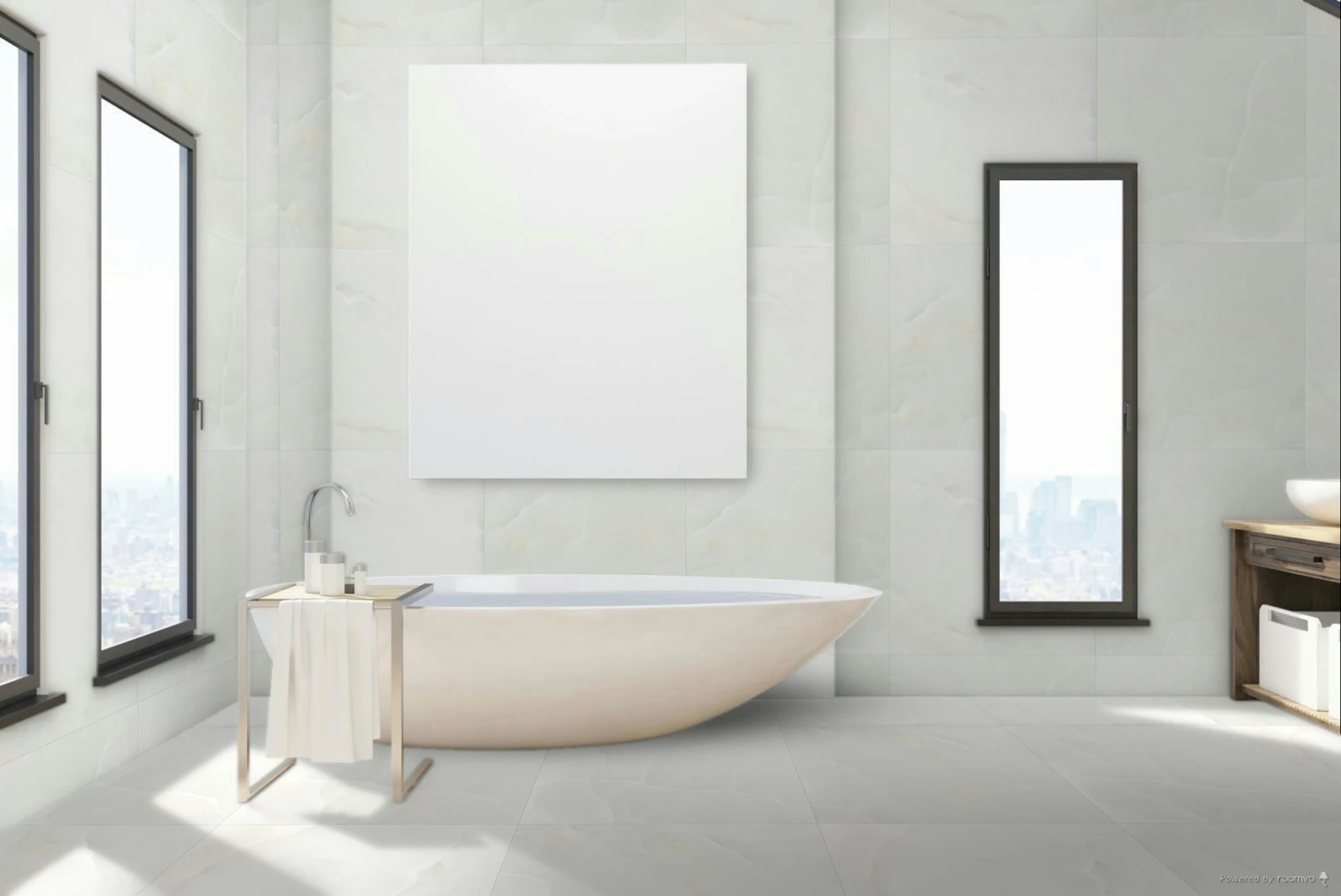 Piso Onix Cristallo Lux 85x85 Embramaco P85160 Cx 2,16m2