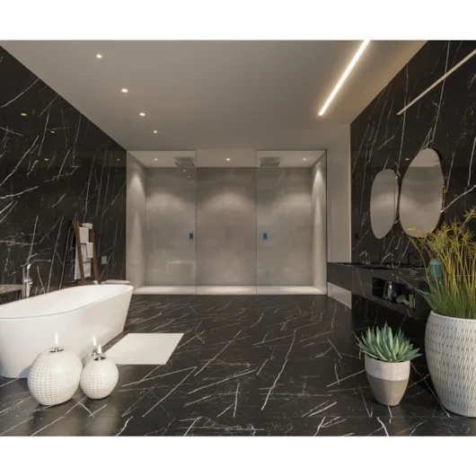 Porcelanato Royal Black Lux 60x120 Esmaltado Polido Biancogres Cx 2,20m2