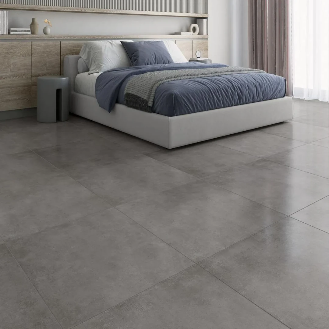Piso Concret Gray Rt76040 76x76 Acetinado Cx2,87m2 Embramaco