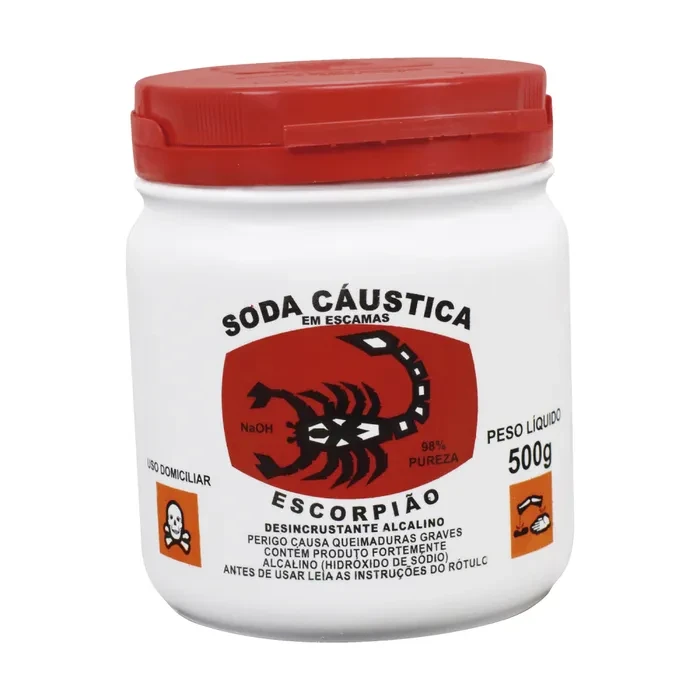 Soda Caustica 500g Escorpião