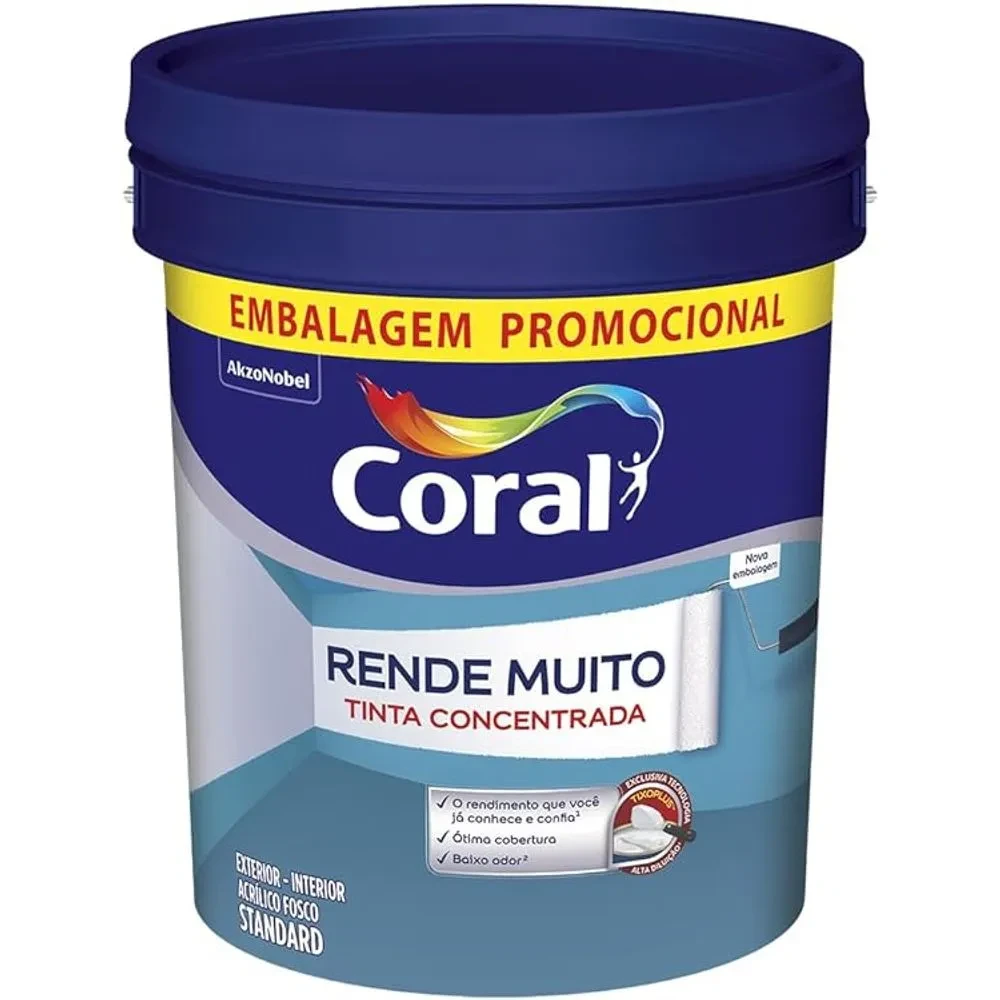 Tinta Coral Acrilica Rende Muito Balde Economico 20l