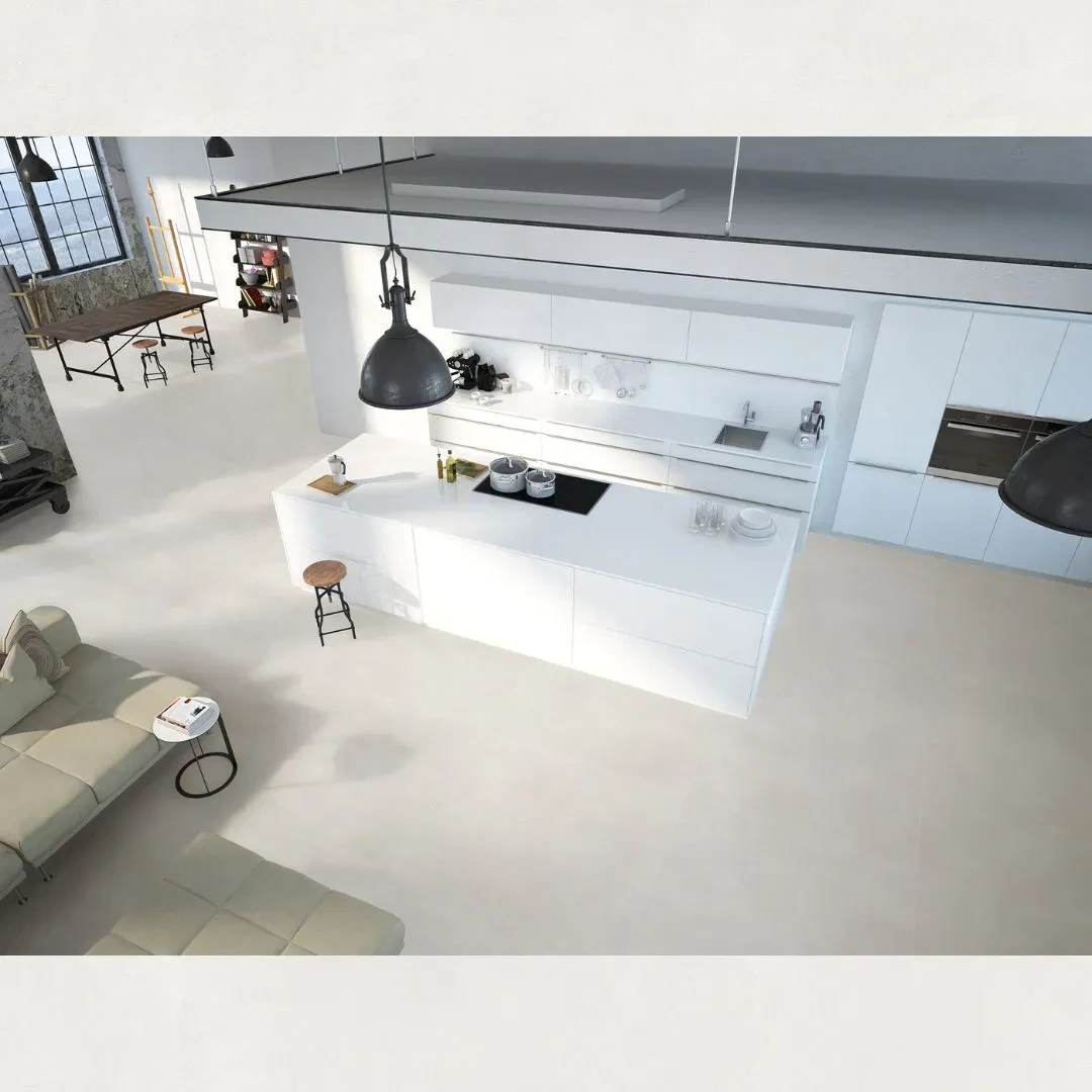 Porcelanato Barcelona Off White 84x84 Delta Acetina Cx2,80m2