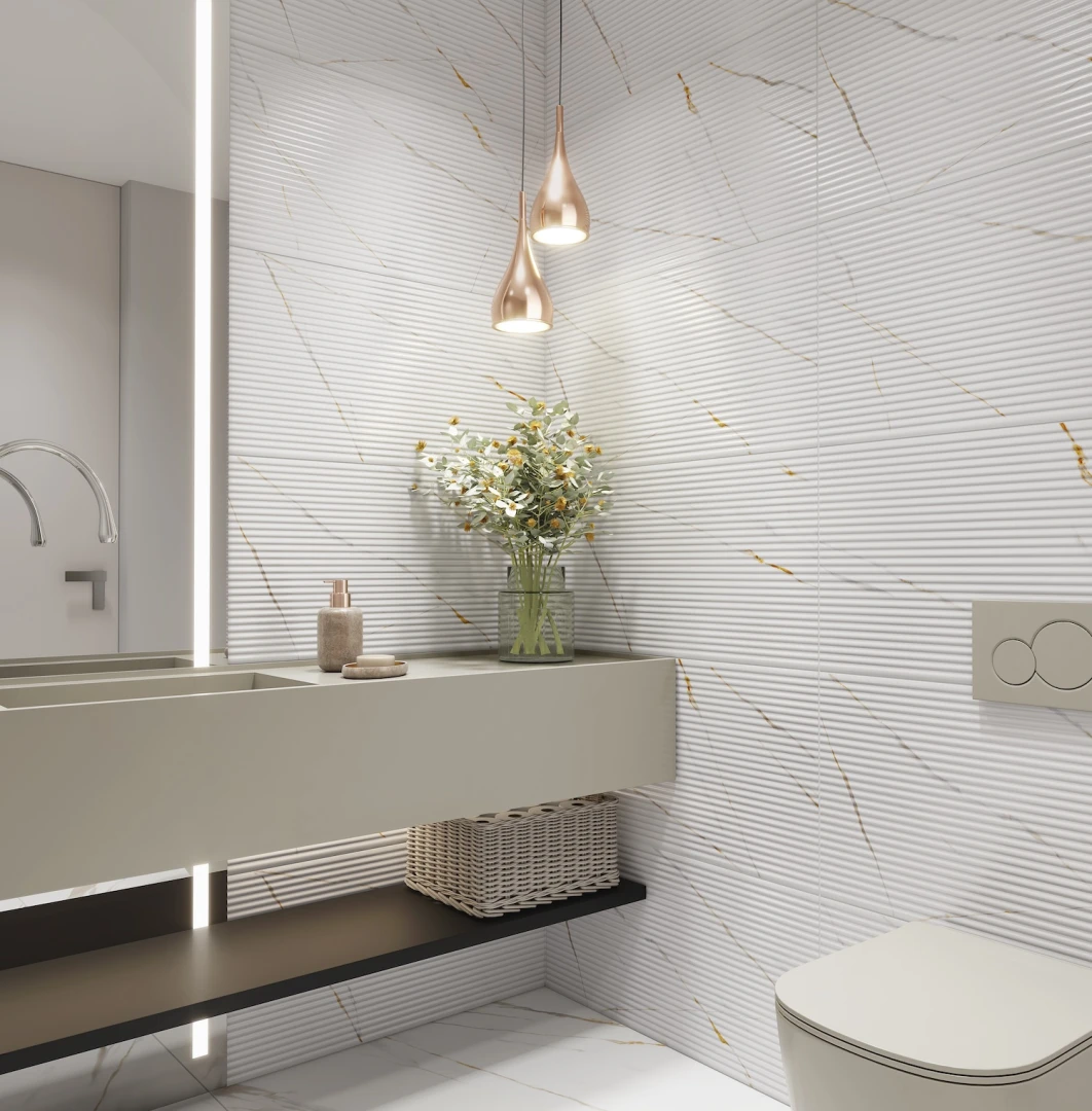 Revestimento Fileto Oro 39x75 Incopisos Rt Cx2,06m2