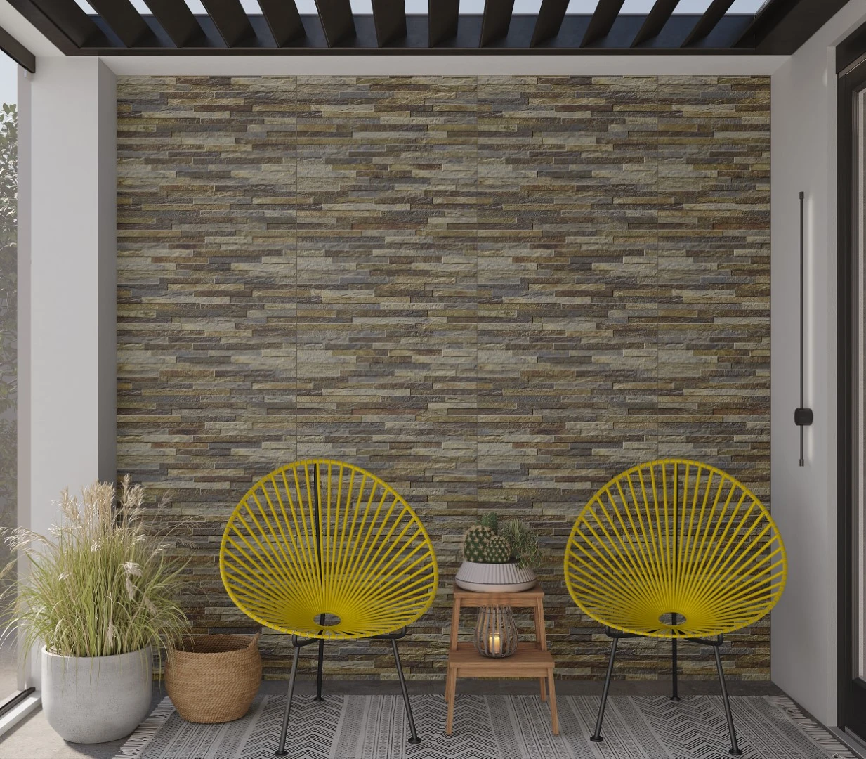 Revestimento Minerale Ferro 39x75 Incopisos Rt Cx2,06m2